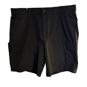 Orvis Men’s Black Cargo Shorts Size 40- Hidden Pocket Stretch Outdoors